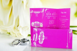 In Thiệp Cưới Giá Rẻ Mẫu 1518 
