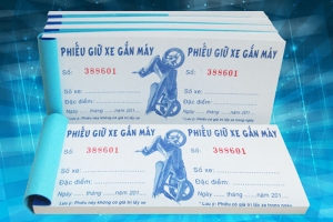 In Phiếu Giữ Xe 