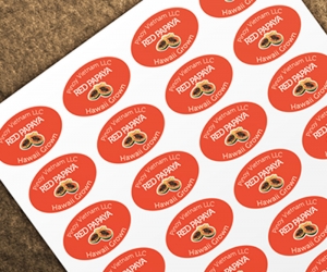 Tem Decal Hình Ovan 